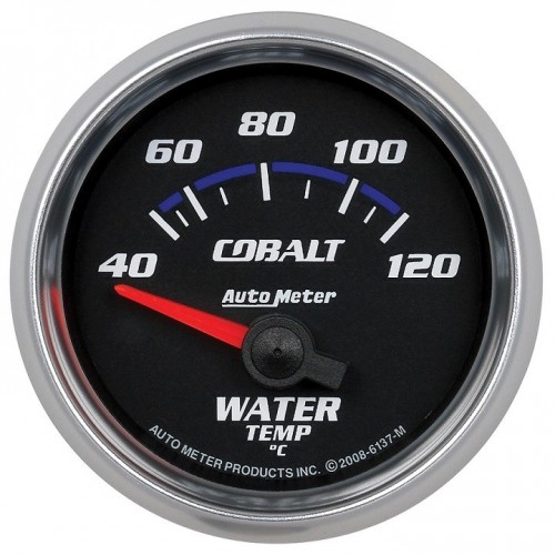 Autometer reloj de temperatura de agua Cobalt