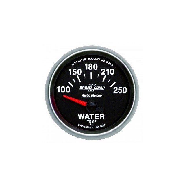 Autometer reloj de temperatura de agua Sport Comp 2