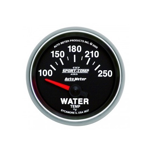 Autometer reloj de temperatura de agua Sport Comp 2